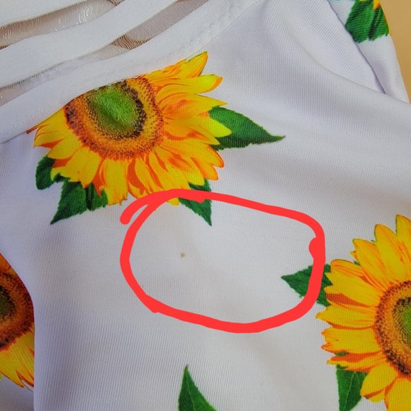 GEMAN Women's Retro High Waisted Bathing Suit Printed Two Pieces size XX-L NEW - Picture 12 of 16